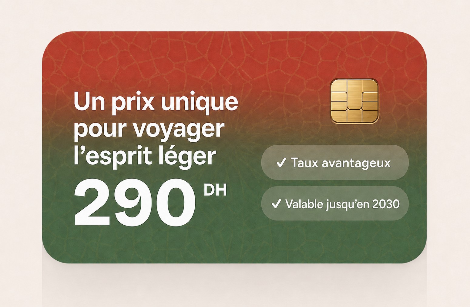 AfriKard : tout ça pour seulement 290 DH — taux avantageux, valable jusqu'en 2030